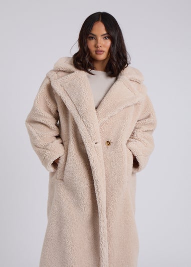 Urban Bliss Stone Borg Longline Jacket