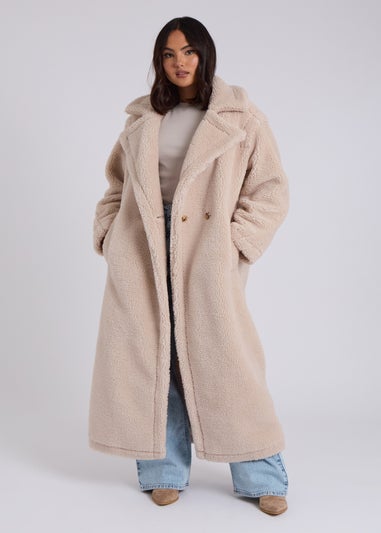 Urban Bliss Stone Borg Longline Jacket