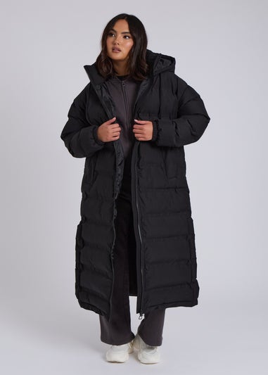 Urban Bliss Black Seamless Maxi Puffer Coat