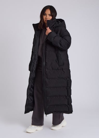 Urban Bliss Black Seamless Maxi Puffer Coat