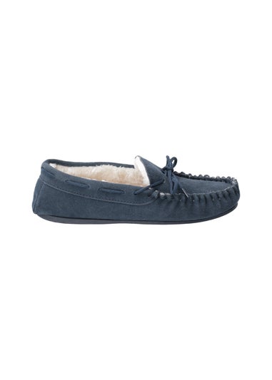 Hush Puppies Navy Allie Slipper