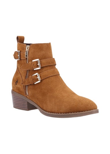 Hush Puppies Tan Jenna Ankle Boot