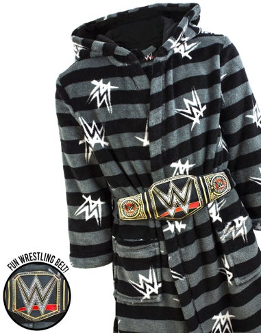 WWE Boys Grey Championship Belt Bathrobe (5-14 Years)