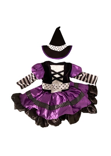 Bristol Novelty Kids Purple Witch Costume (1-4yrs)