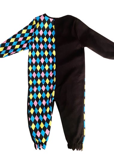 Bristol Novelty Kids Black Court Jester Costume (1-4yrs)