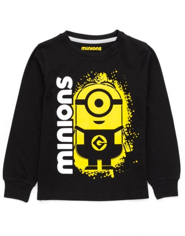 Minions Boys Black Pyjama Set (3-12 Years)