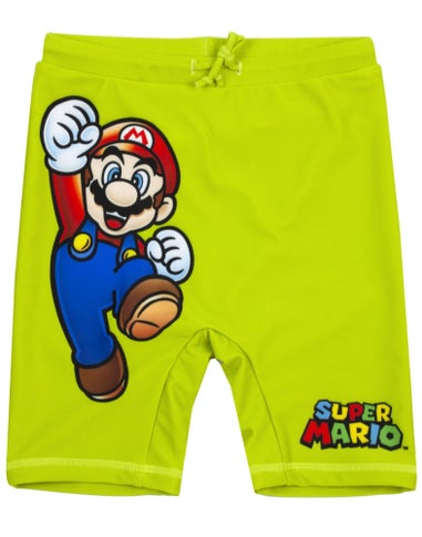 Nintendo Boys Blue Mario & Luigi 2 Piece Swim Set (3-12 Years)