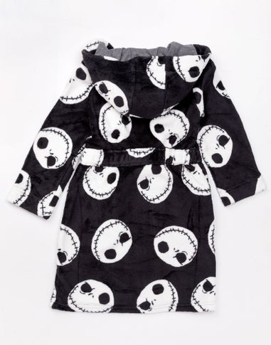 Disney The Nightmare Before Christmas Kids Black Bathrobe (2-14 Years)