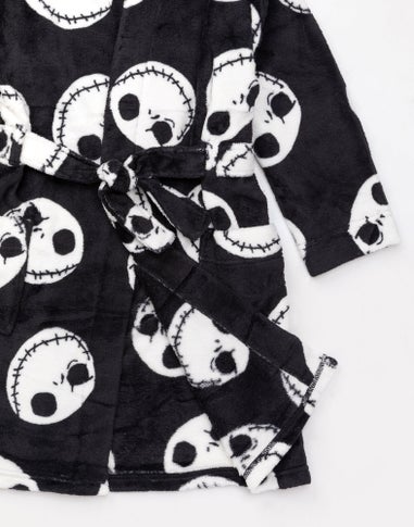 Disney The Nightmare Before Christmas Kids Black Bathrobe (2-14 Years)