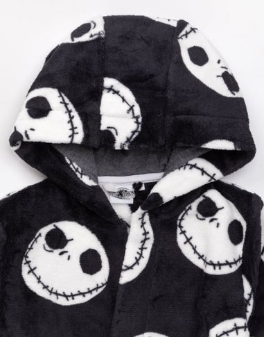 Disney The Nightmare Before Christmas Kids Black Bathrobe (2-14 Years)