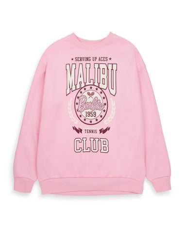 Barbie Pink Malibu Club Sweatshirt