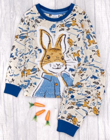 Peter Rabbit Kids Blue Long Sleeve Long Leg Pyjamas (12 Months - 5 Years)