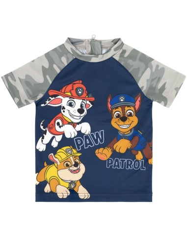 Paw Patrol Boys Grey Character Print 2 Piece Swim Set (18 Months-7 Years)