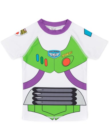 Disney Buzz Lightyear Boys Dress-Up Style 2 Piece Swim Set (12 Months-7 Years)