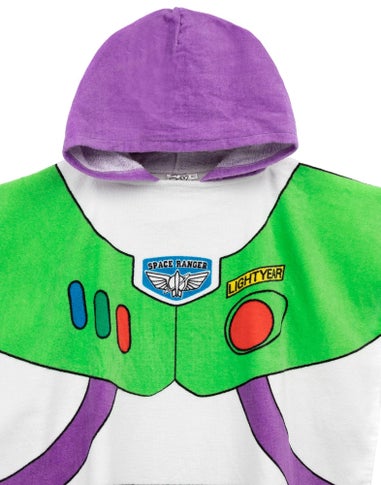 Disney Boys Multicoloured Buzz Lightyear Poncho Towel (One Size)