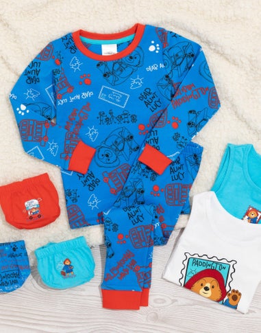 Paddington Bear Unisex Kids Multicoloured Paddington Pyjama Set (18 Months-6 Years)