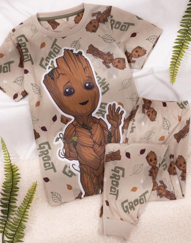 Marvel Unisex Kids Brown Pyjama Set (2-10 Years)