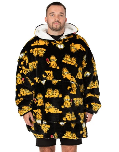 Garfield Unisex Black Garfield Blanket Hoodie