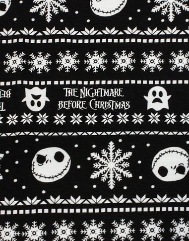 Disney The Nightmare Before Christmas Mens Black Jack Skellington Lounge Pants