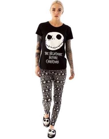 Disney The Nightmare Before Christmas Black Pyjama Set