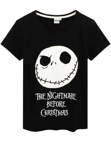 Disney The Nightmare Before Christmas Black Pyjama Set