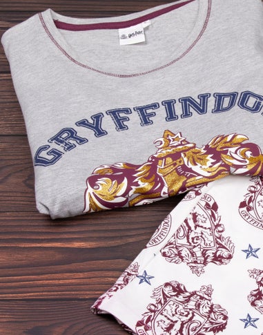 Harry Potter Grey Gryffindor Pyjama Set