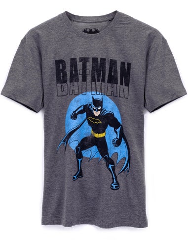 DC Comics Mens Grey Batman T-Shirt