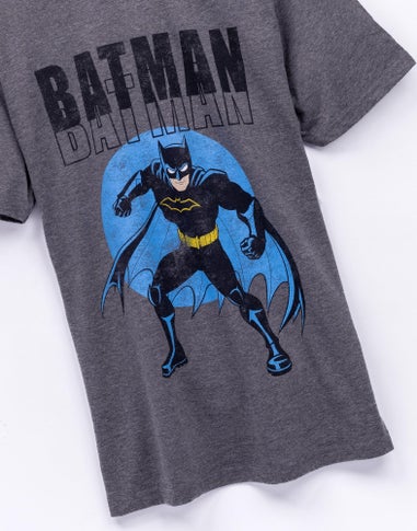 DC Comics Mens Grey Batman T-Shirt