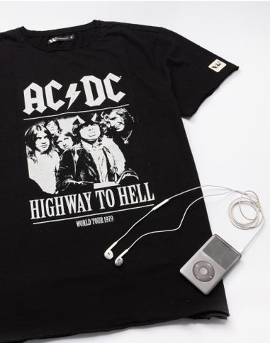 AC/DC Unisex Black Band Members T-Shirt