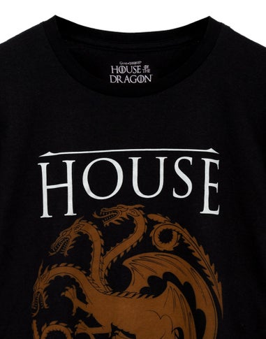 Game of Thrones Mens Black Logo T-Shirt