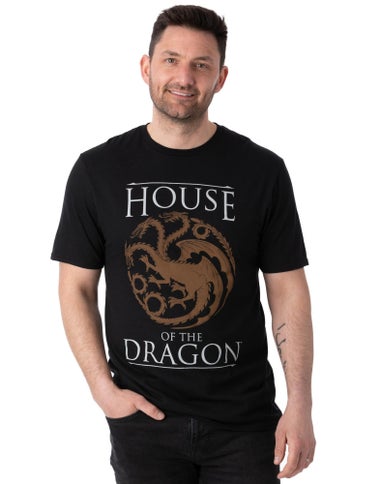 Game of Thrones Mens Black Logo T-Shirt