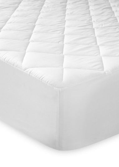 Bianca Fine Linens White Temperature Controlling Tencel Lyocell Mattress Protector