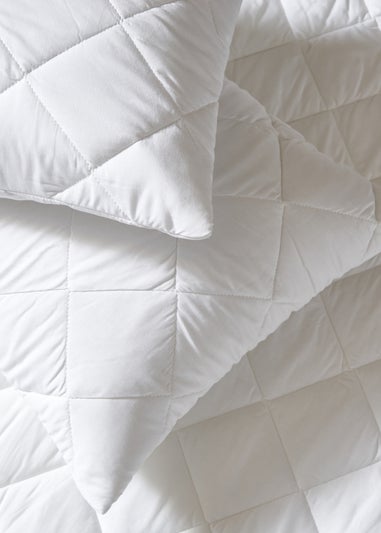 Bianca Fine Linens White Temperature Controlling Tencel Lyocell Pillow Protector Pair