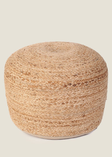 Kaikoo Brown Pouffe