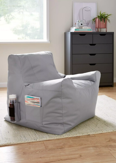 Kaikoo Grey Teenage Chairs with Pockets