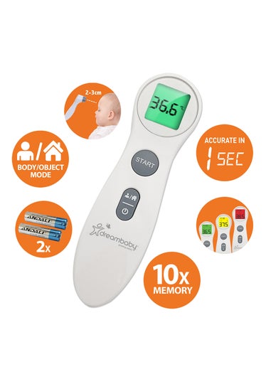 Dreambaby White Non-Contact Fever Alert Infrared Thermometer