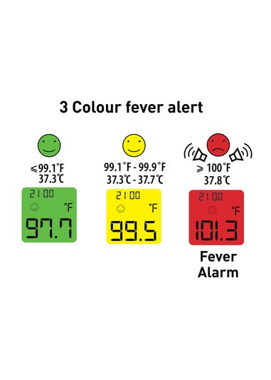 Dreambaby White Non-Contact Fever Alert Infrared Thermometer