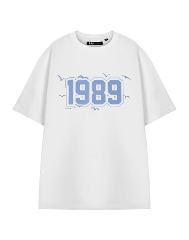 Show Me The Merch 1989 White T-Shirt