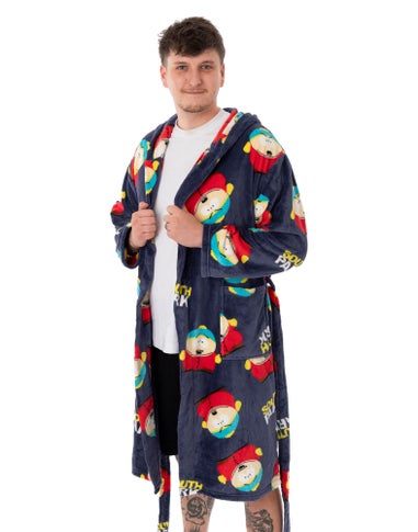 South Park Blue Cartman AOP Hooded Bathrobe