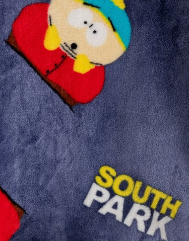 South Park Blue Cartman AOP Hooded Bathrobe