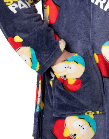 South Park Blue Cartman AOP Hooded Bathrobe