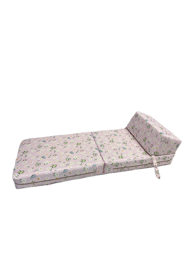 Kaikoo Pink Kids Butterfly Print Chairbed