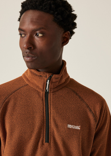 Regatta Burnt Copper Kenger Half Zip Midweight Fleece