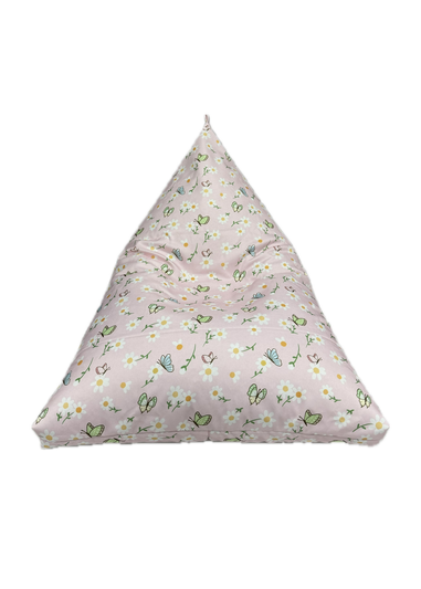 Kaikoo Kids Pink Butterfly Print Triangle