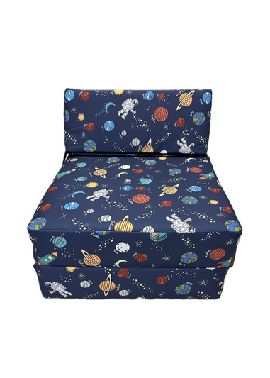 Kaikoo Blue Space Print Chair Bed