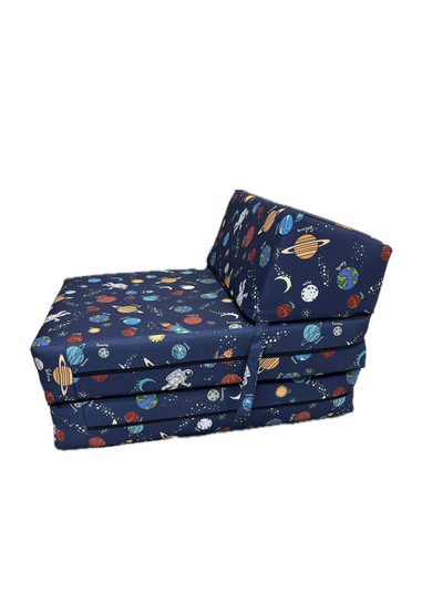 Kaikoo Blue Space Print Chair Bed