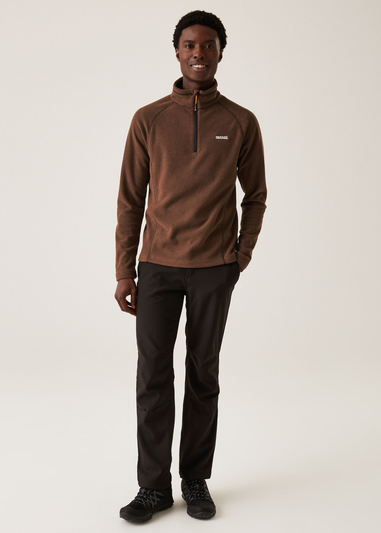 Regatta Dark Brown Kenger Half Zip Midweight Fleece