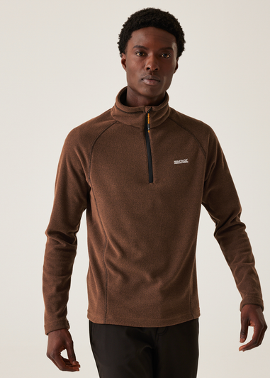 Regatta Dark Brown Kenger Half Zip Midweight Fleece