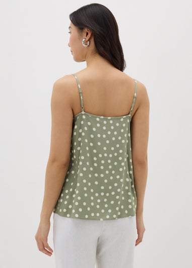 Sage Green Spot Cami Top