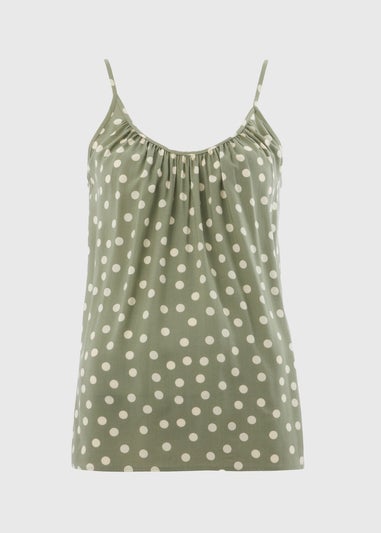 Sage Green Spot Cami Top